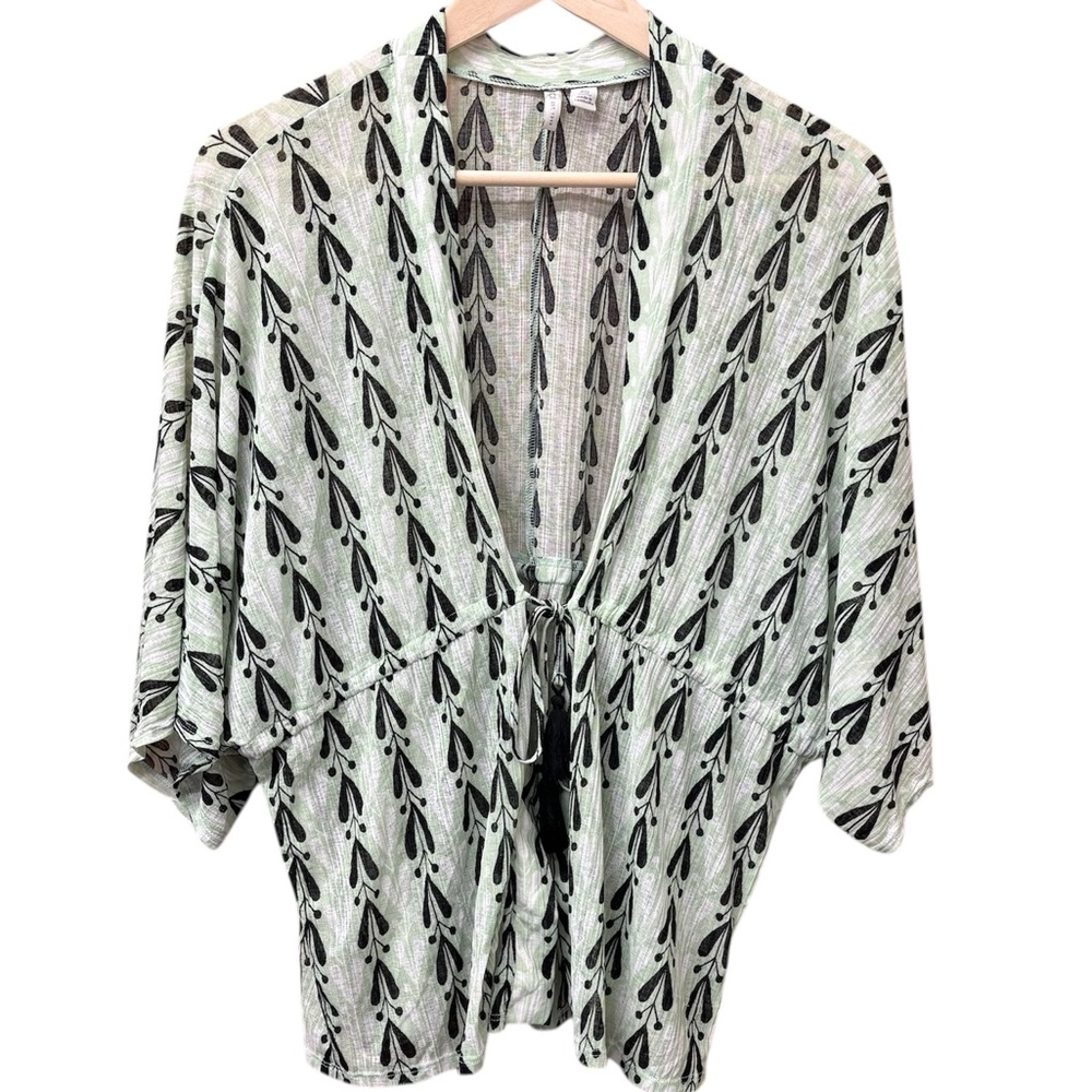 Cute lightweight y2k style open front top, xs